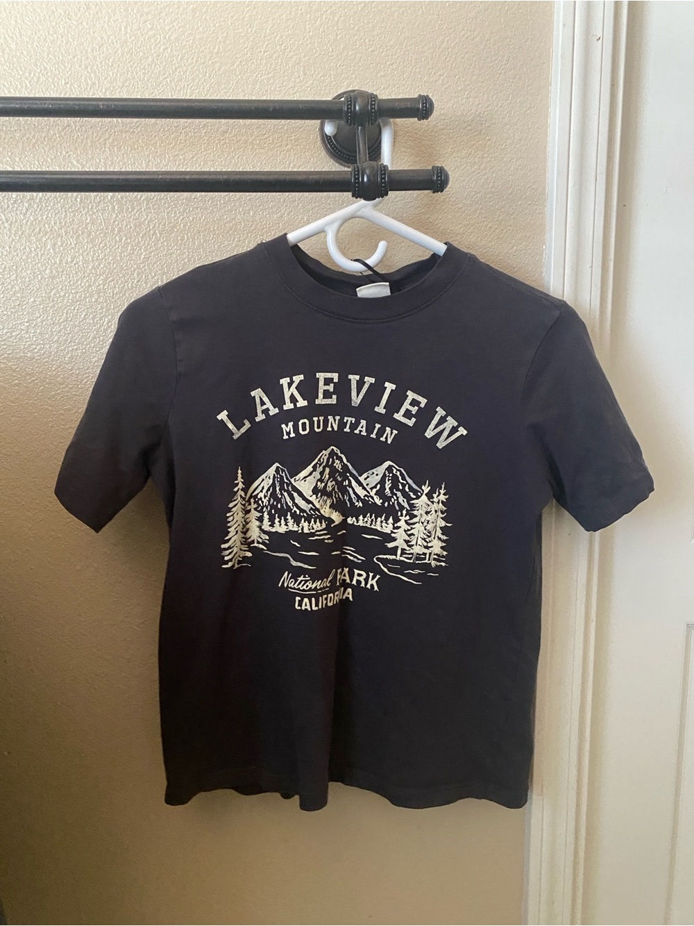 Lakeview Mountain Graphic Tee - Black